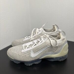 Nike Air‎ VaporMax Flyknit White Pure Platinum DC4112-100 Womens Shoes Size 8